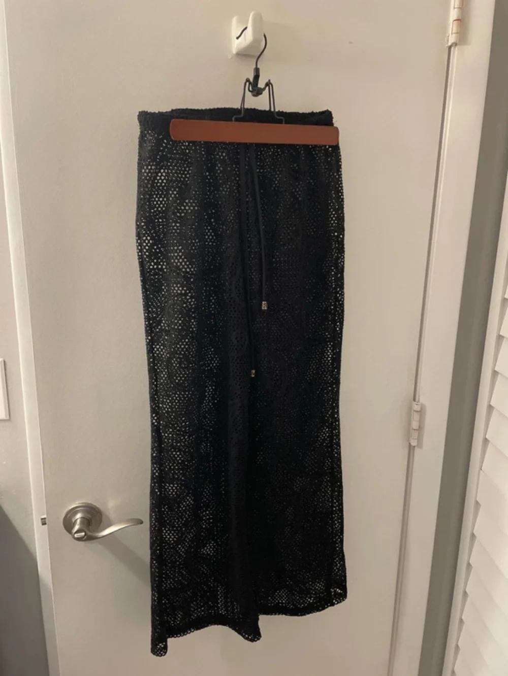Black  Maxi Beach Cover-Up Pants